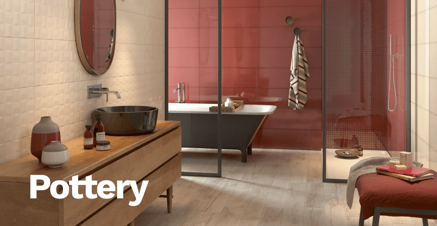 Inspirace moderní koupelna - série Pottery